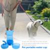 Dog Water Bottle with Food Container view 3