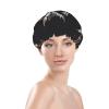 Late Night Owl Reusable Double-Layer Shower Cap for Women and Girls view 2