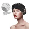 Late Night Owl Reusable Double-Layer Shower Cap for Women and Girls view 3