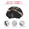 Late Night Owl Reusable Double-Layer Shower Cap for Women and Girls view 4