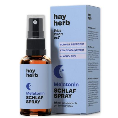 Hay Herb Melatonin Spray | Fast and Effective with Nanotechnology | 30 mL for Over 7 Months