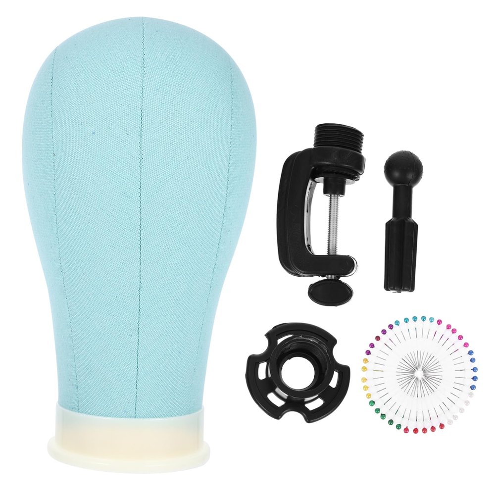 FRCOLOR Hairdressing Mannequin Head, Smooth Texture, Easy to Move