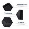 BUGUUYO Cat and Dog Cage Tray, Black Plastic, 2 Pieces view 4