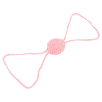 Winter Yarn Nose Cover, Soft Knit, Pink, for Skiing and Cold Weather