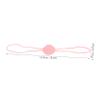 Winter Yarn Nose Cover, Soft Knit, Pink, for Skiing and Cold Weather view 2