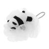 Kids' Panda-Shaped Bath Sponge, Soft Plush Polyester view 1