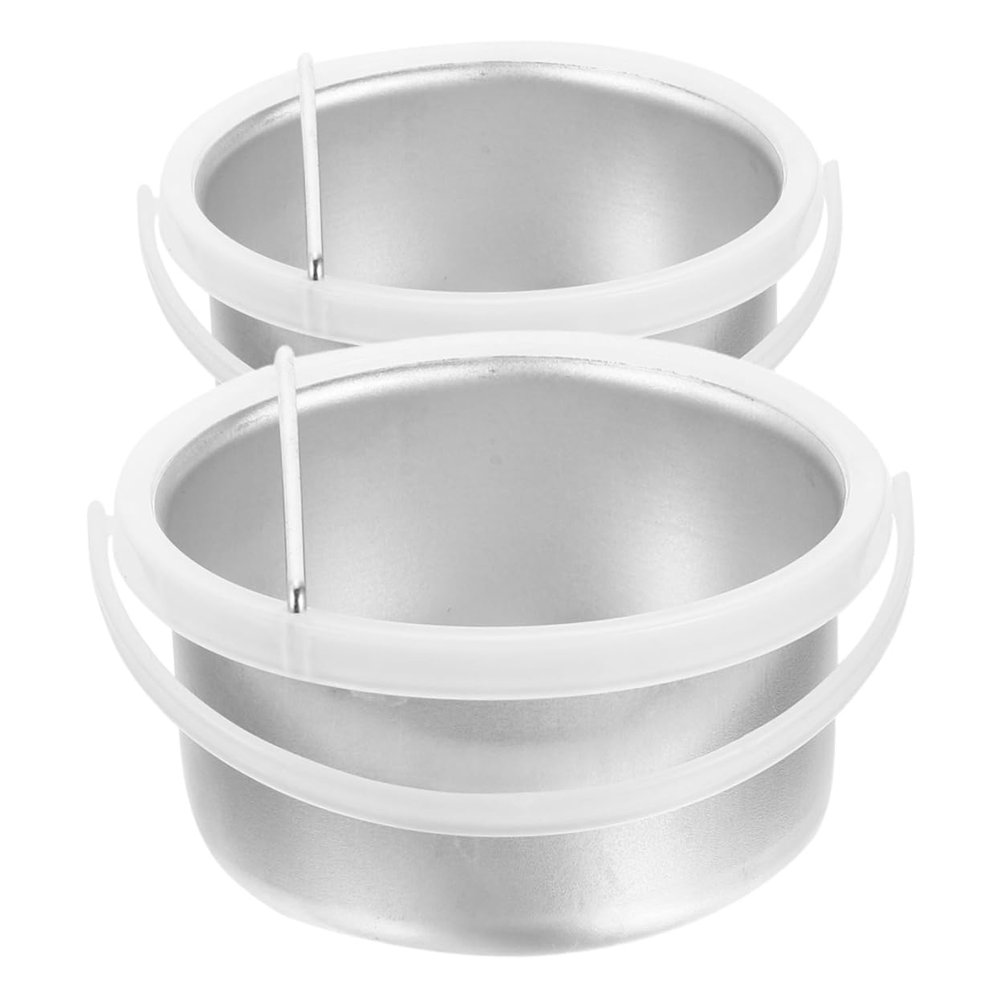 2-Pack Aluminum Wax Warmer Replacement Pots