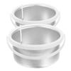 2-Pack Aluminum Wax Warmer Replacement Pots view 1