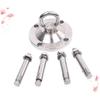 GRIRIW Rotating Stainless Steel Dog Tie-Out Stake, 360° Swivel, Spiral Design view 1