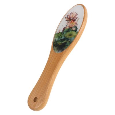 Healeved Nano Glass Foot File with Bamboo Handle for Callus Removal