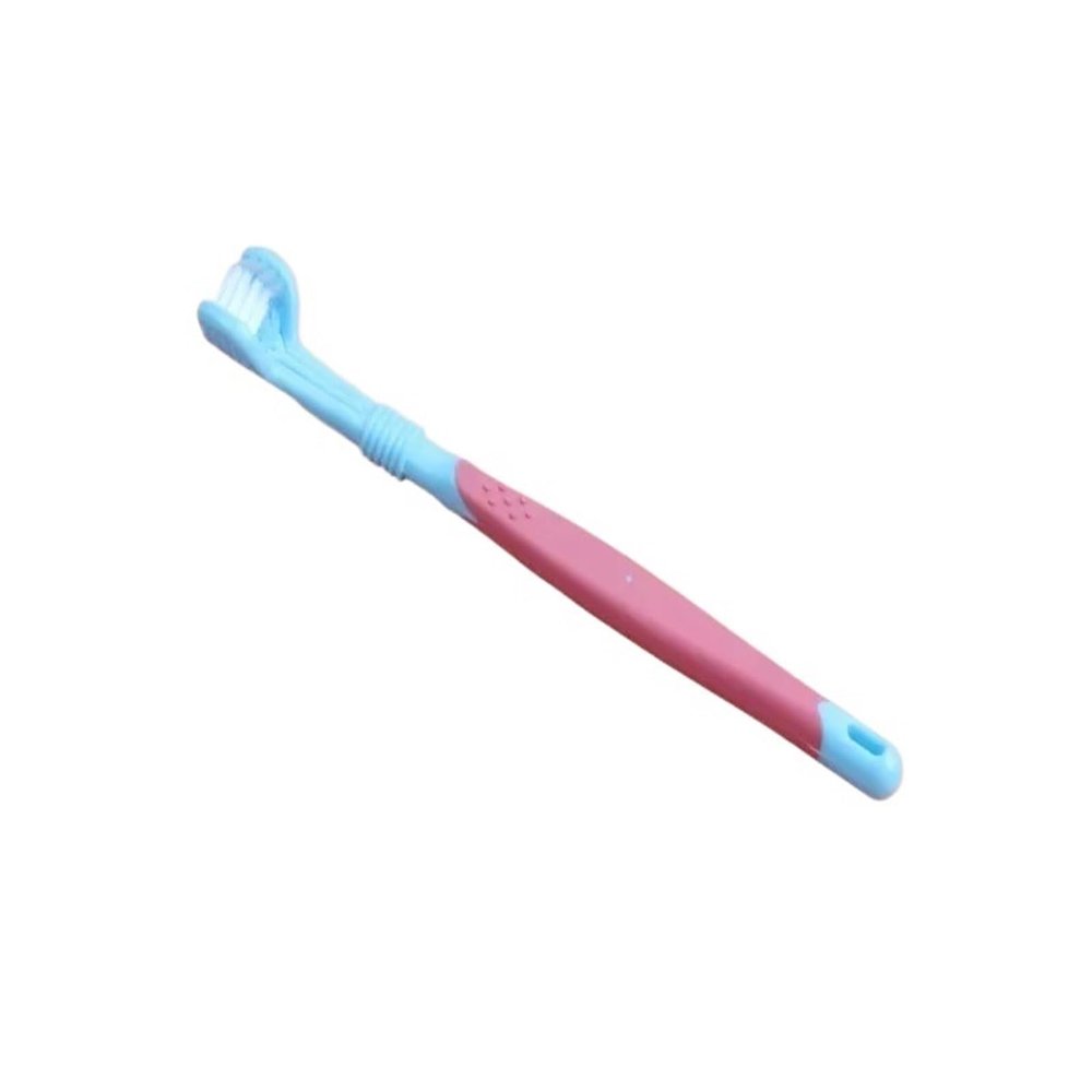 Jingyingtt Portable 3-Sided Pet Toothbrush