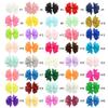Whakano 10-Piece Bow Hair Clips for Women, 7 x 8 cm, Dark Brown view 2