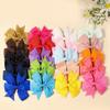 Whakano 10-Piece Bow Hair Clips for Women, 7 x 8 cm, Dark Brown view 3