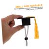 Kisangel 4-Pack Mini Graduation Caps for Kittens and Small Pets view 4