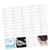 50 Plastic Mask Hooks, White, Adjustable Extensions view 4