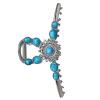 Blue Gemstone Hair Claw Clip for Women view 1