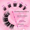 70-Piece Fluffy Cluster Lash Extension Kit with Bond & Seal, Remover and Tweezers view 4