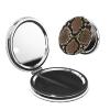 InOmak Snake-Skin Print Travel Makeup Mirror with 2x Magnification view 1