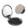 InOmak Vintage Glamour Gold Star Foil Compact Travel Makeup Mirror view 1