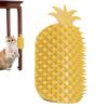 Cat Grooming Brush | Soft Pineapple Cat Massager view 1