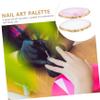 Gold Resin Manicure Palette, Compact and Portable, 2-Piece Set view 2