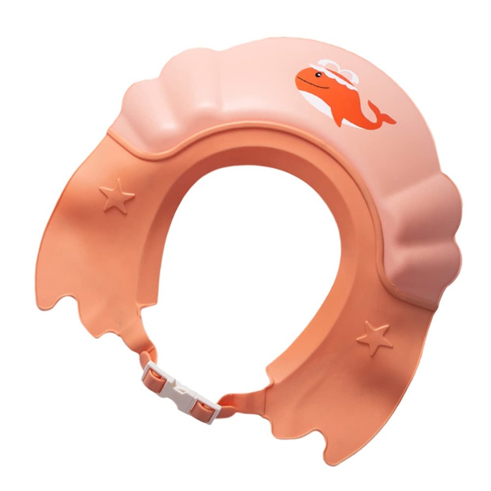 JOINPAYA Adjustable Baby Hair-Washing Cap, Waterproof Plastic Bath Visor