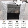 XLDZ Windproof Dog Crate Cover with Transparent Door and Ventilation Windows, for Warmth (85 x 60 x 70 cm) view 2