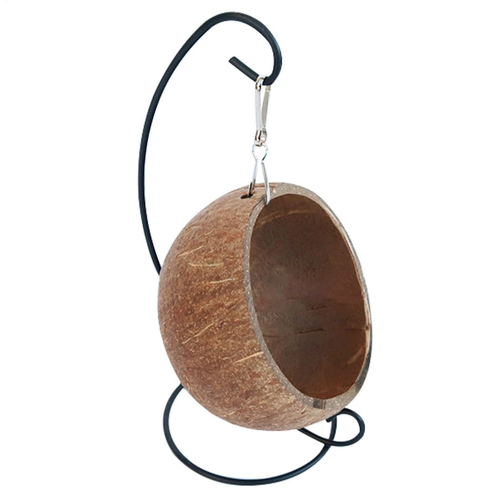 Hamster Hanging Coconut Bed – Natural Small-Animal Hideaway