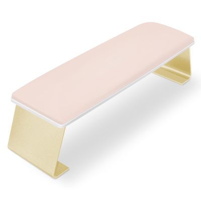 Nail Salon Hand Rest with Aluminum Alloy Legs, Pink