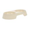 Toddmomy Double Bowl for Cats and Dogs - Non-Slip Design for Water and Food - Stylish Apricot view 1