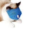 Adjustable Mesh Cat Muzzle for Grooming (Blue) view 2