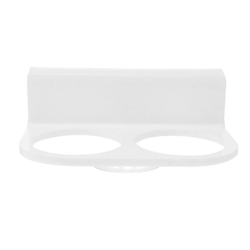BESPORTBLE Acrylic Aquarium Filter Bag Holder, Double-Hole Design, 95 mm, White