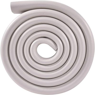 WUPNGS Safety Corner Protectors, Foam Edge Guard, 2 m² + 10 Corner Protectors, U-Shaped, for Glass Tables, Pink/Gray