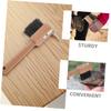 Hoof Brush, 2-Piece Horse Brush Set with Wooden Handle for Hoof Cleaning view 3