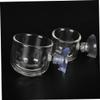 Happyyami Tropical Aquarium Red Glass Feeding Cups view 4