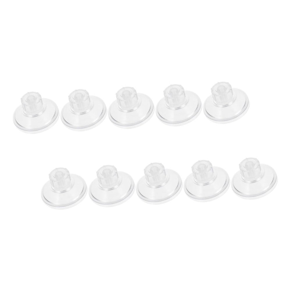 HAPINARY 10-Piece Threaded Screw Suction Cups for Aquariums, PVC ABS