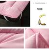 LDLCYCN Pink 80 × 180 cm (R) Massage Table Pad with Face Hole view 2