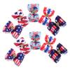 Sosoport Dog and Cat Hair Bows, Stylish Pet Accessories with Woven Ribbons in Graduated Colors view 1