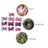 Sosoport Dog and Cat Hair Bows, Stylish Pet Accessories with Woven Ribbons in Graduated Colors view 3