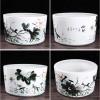 XUJUAN-0227 Jingdezhen Ceramic Fish Tank and Turtle Basin, Decorative Aquarium Set, 35 × 22 cm view 3