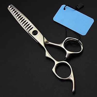 asdchZen 6-Inch Left-Handed 440C Matte Haircut and Thinning Scissors