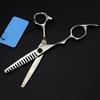 asdchZen 6-Inch Left-Handed 440C Matte Haircut and Thinning Scissors view 4