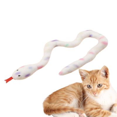 Xinhuju Catnip Beetle Toy, Plush Snake Cat Toy