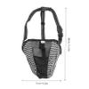 Toddmomy Outdoor Dog Muzzle for Medium and Large Dogs view 2