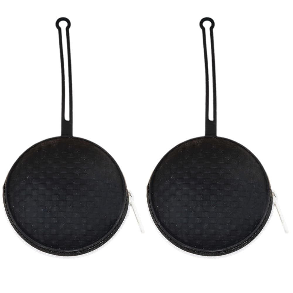 Giwnhvx Portable Dustproof Silicone Baby Storage Bag with Carrying Strap, Black
