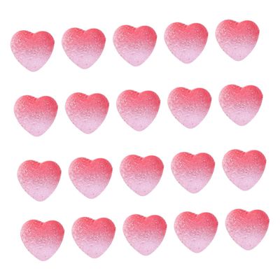 FRCOLOR 50-Piece Resin Heart Nail Charms