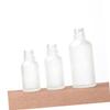 FRCOLOR 5-Piece Dropper Bottle Set, Frosted Glass, Refillable, Reusable Travel Bottles view 4