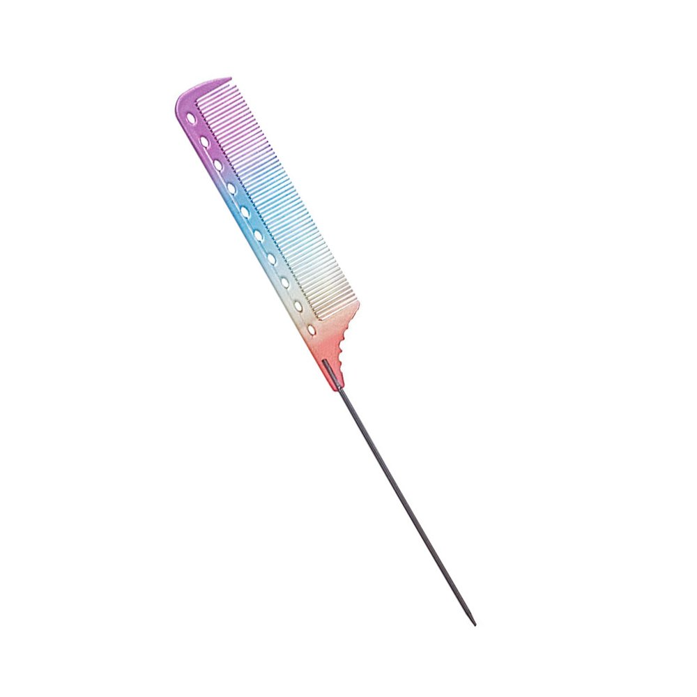 Rattail Comb, Fine-Tooth Teasing and Parting Comb with Stainless Steel Pintail