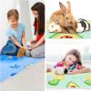 KWJTOY 4-Pack Washable Guinea Pig Cage Mats, Reusable, Waterproof, 80 x 115 cm view 2