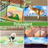 KWJTOY 4-Pack Washable Guinea Pig Cage Mats, Reusable, Waterproof, 80 x 115 cm view 3